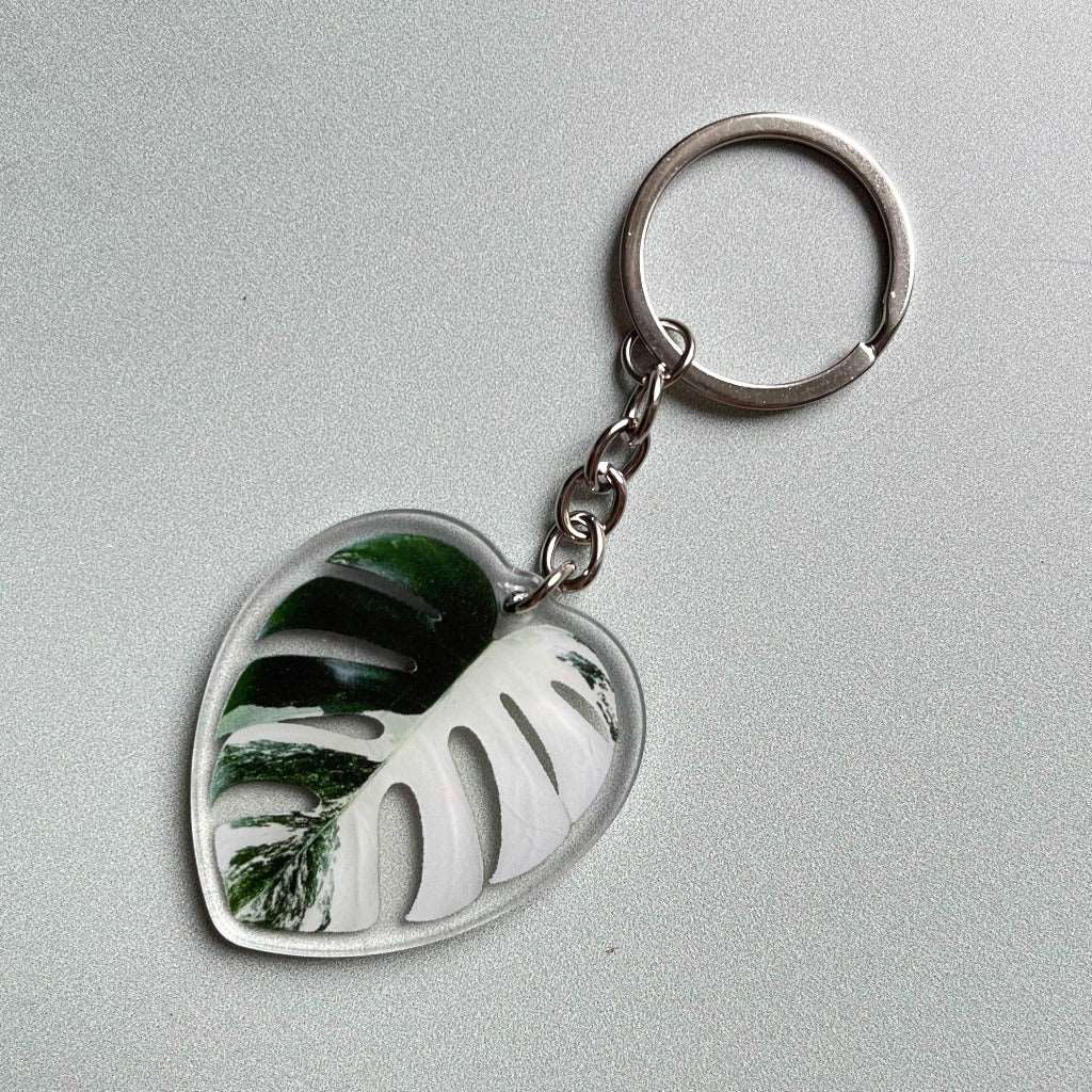 Plant Leaf Keychain