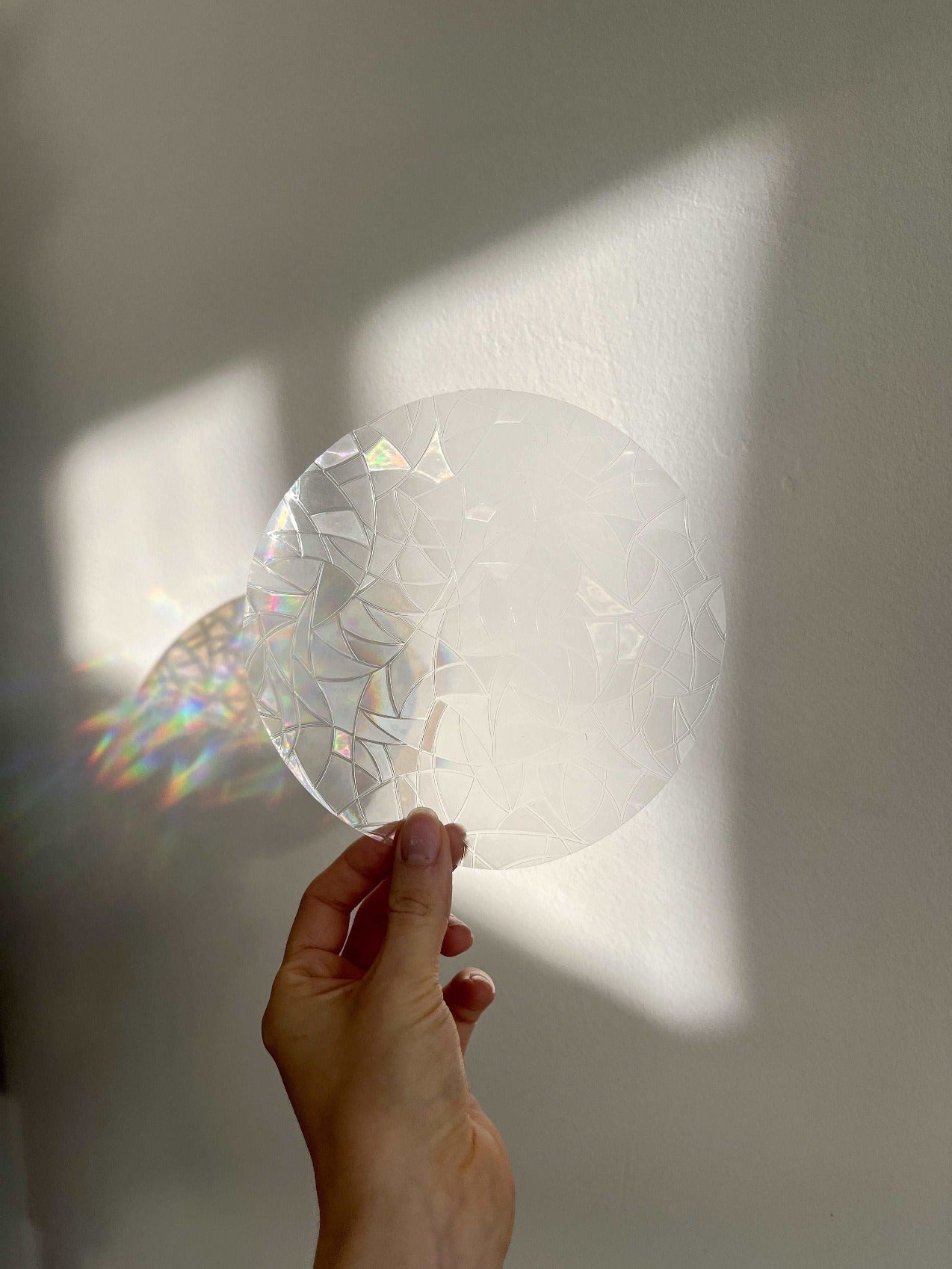 Rainbow Suncatcher Window Sticker - Moon Phases