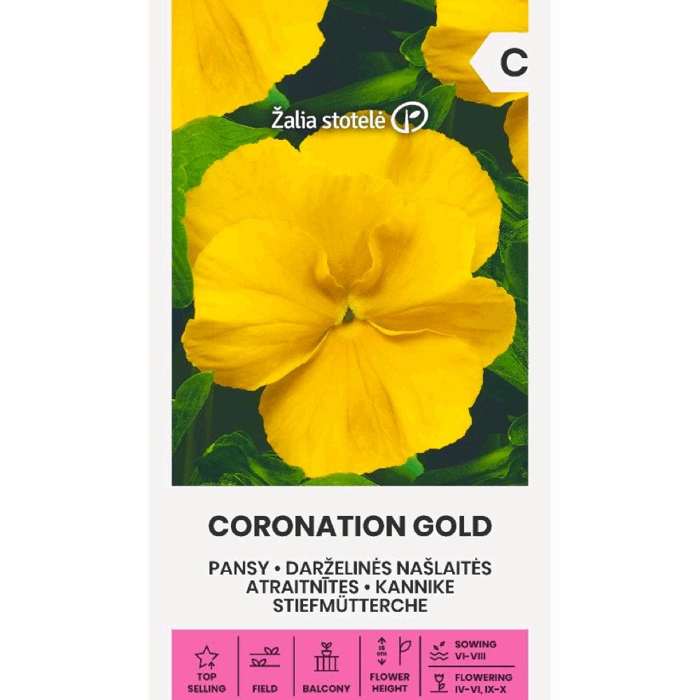 Pansy - Coronation Gold - Seedor