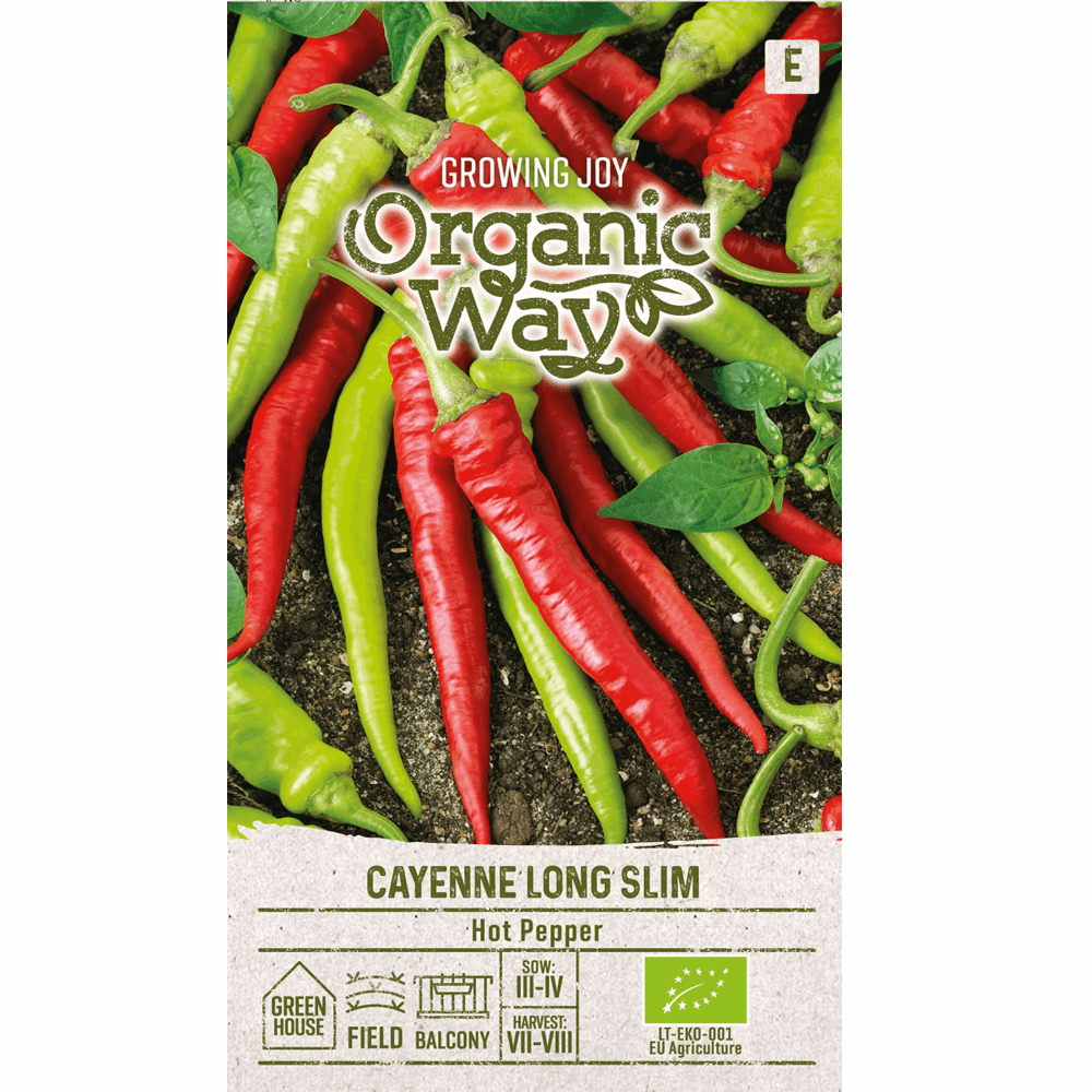 Cayenne Long Slim - Hot Pepper - Seedor