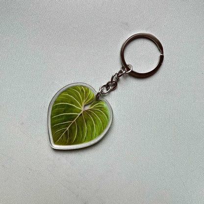 Plant Leaf Keychain