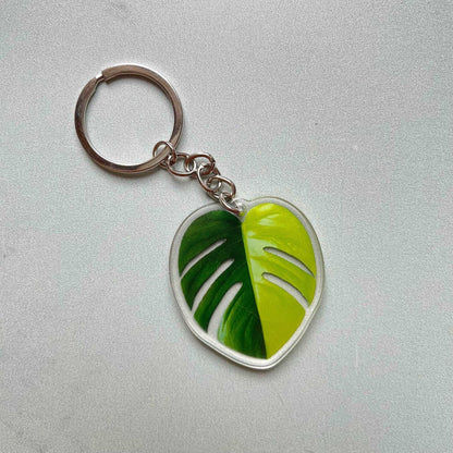 Plant Leaf Keychain