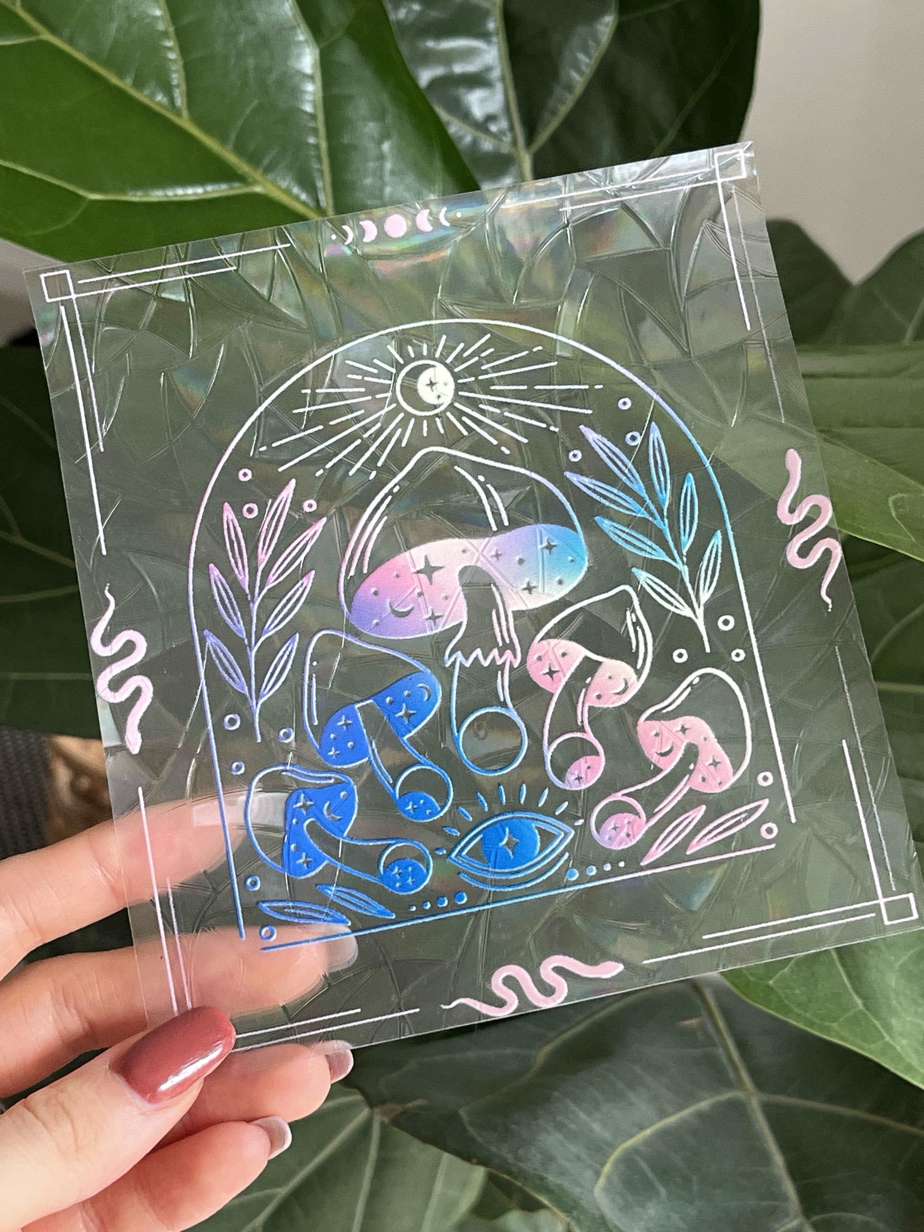 Window Catcher Sticker Rainbow Suncatcher Window Sticker - Colourful – Seedor