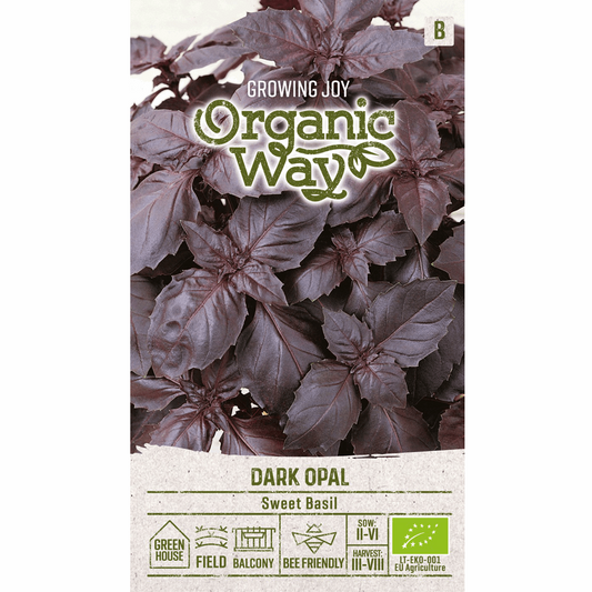 Basil Dark Opal - Organic - Seedor